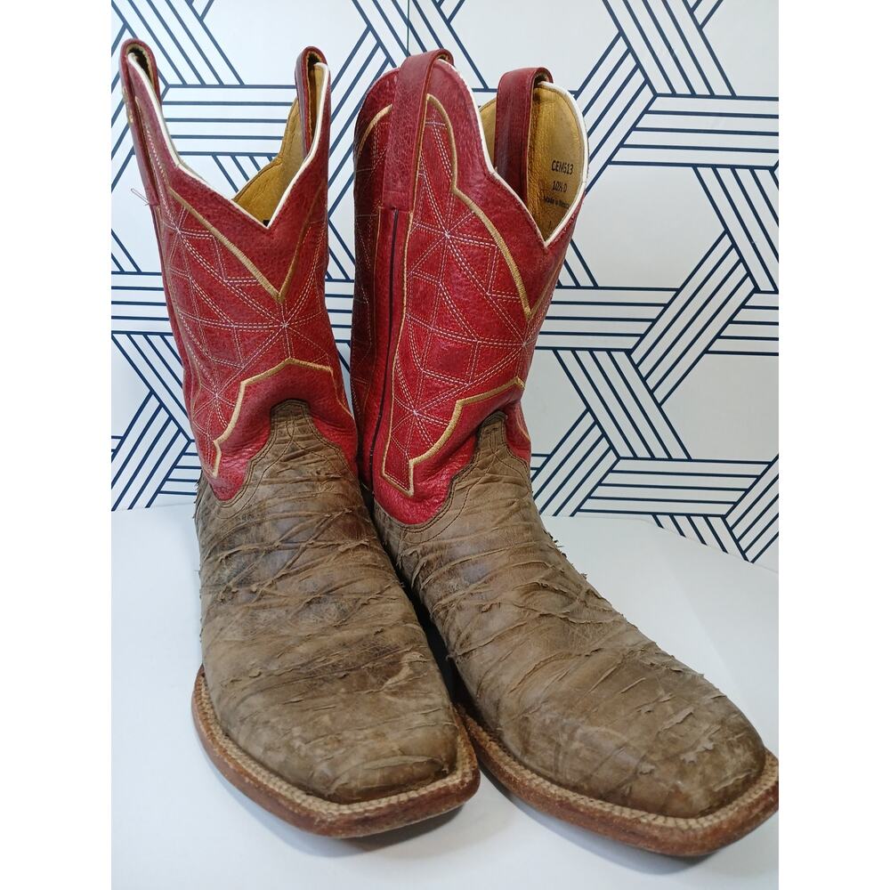 Cinch Edge Sqaure Toe Mummy Wrap Western  Ranchcore Utility Cowboy Work Boot
